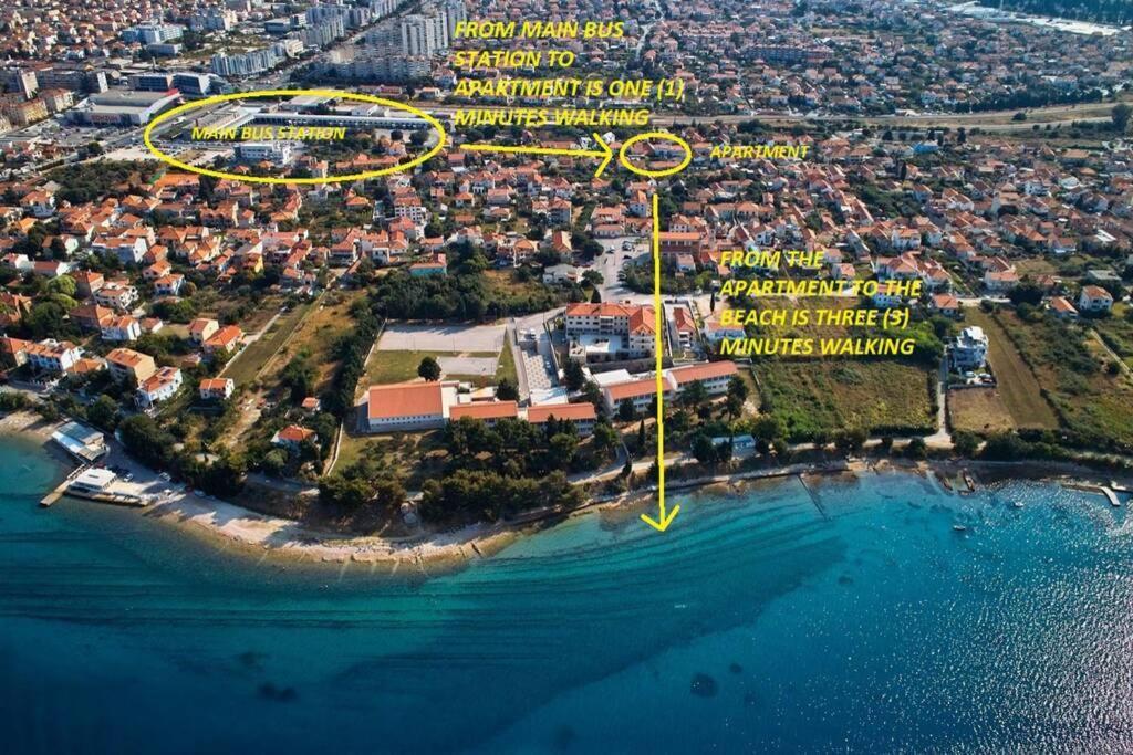 Candy Ap.-Near Center,Bus,Beach+Free Parking Place Zadar Exterior photo